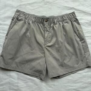 Wowie Daily Shorts Size XL Khaki Tan Elastic Chino Casual Stretch 5” Inseam